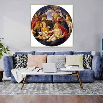 

Citon Sandro Botticelli《Madonna of the Magnificat》Canvas Art Oil Painting Artwork Picture Wall Background Decor Home Decoration