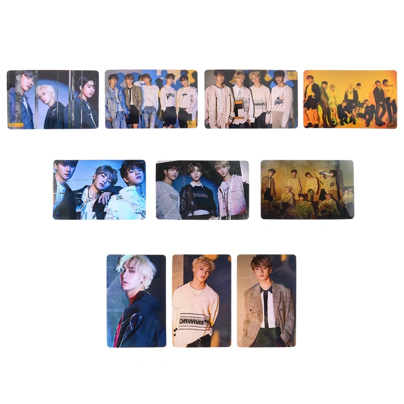 10 шт./компл. KPOP Stray Kids альбом желтая древесина Lomo карты фото карты наклейки фотостудии плакат подарочный канцелярский набор