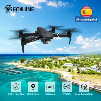 

Eachine E520S RC Quadcopter Drone Profesional Helicopter With HD 4K 1080P Camera 5G GPS WIFI FPV Wide Angle Foldable Dron Toys