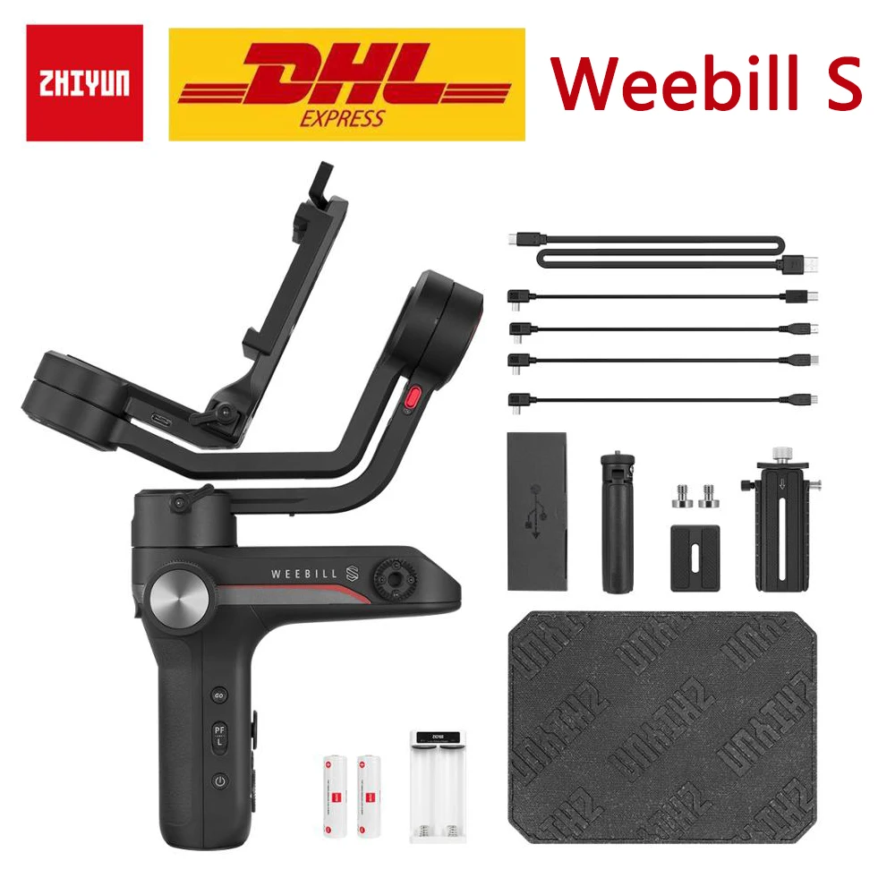 

ZHIYUN Weebill S for Sony Fujifilm Canon Mirrorless Camera 3-Axis Handheld Gimbal Stabilizer WeebillS Image Transmission