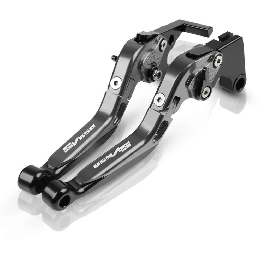 Для SUZUKI SV650 SV 650 SV650S 1999 2000 2001 2002 2003 2004 2005 2006 2007 2008 2009 мотоцикл Выдвижная сцепные рычаги - Цвет: SV650 Logo
