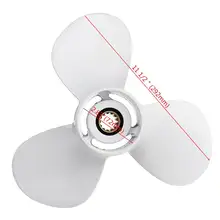 11 1/2X13 алюминиевая лодка подвесная Пропеллер для Yamaha 25-60HP 663-45974-02-98 Морской Пропеллер 13 сплайн зуб 3 лезвия
