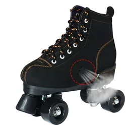 Lighted Skate Shoes Beginner Personalized Roller Skating Unisex Fancy Adult Double Row Patines De 4 Ruedas 4-wheel Skates KC50LH