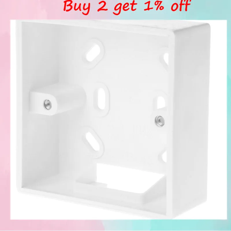 86*86mm montado en la pared caja de conexiones para termostato temperatura Caja del controlador estuche protector