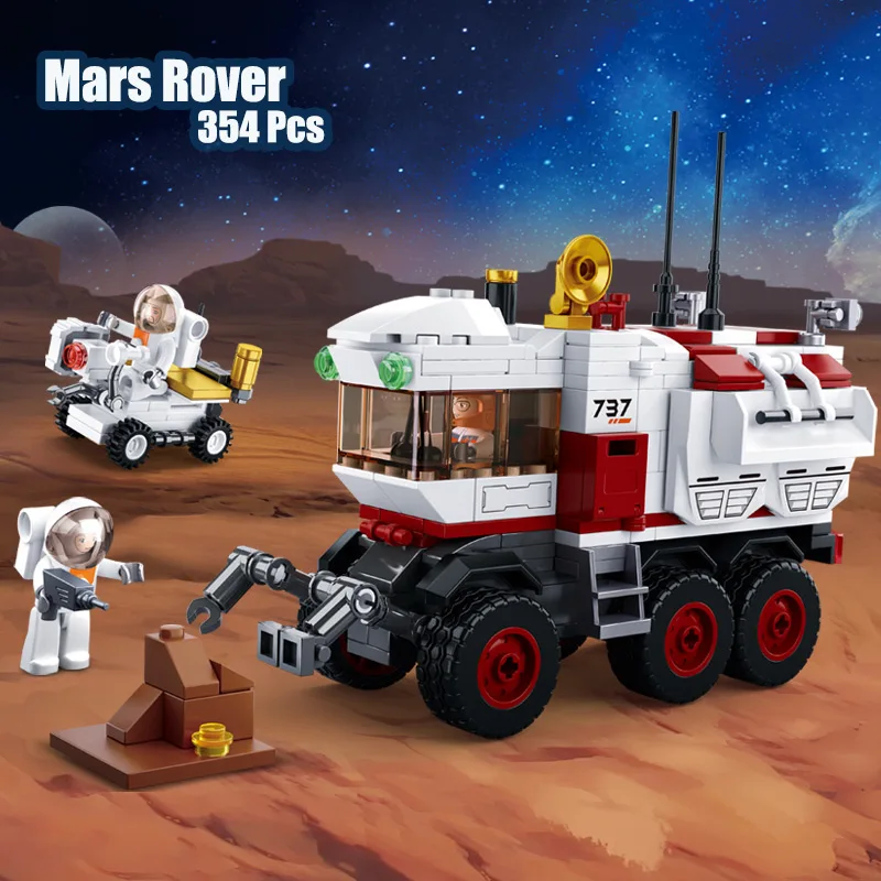 

Sluban Technic Blocks Mars Rover Building Blocks 354Pcs DIY Educational Toys For Children Constructor With Action Figure 2020
