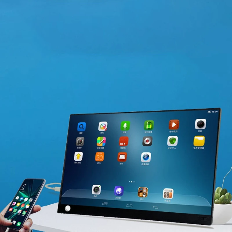 13 3 дюймовый Портативный монитор Тип C HDMI 1080P HD игровой внешний PressDisplay для