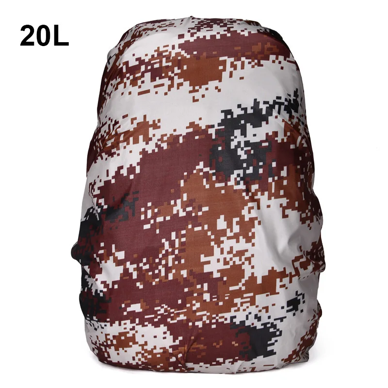 Небесно-голубой 20L 45L 60L Военная камуфляжная спортивная сумка с принтом, чехлы для наружной водонепроницаемой защитной сумки, Ультралегкая Портативная сумка, Оксфорд, дождевик - Цвет: Небесно-голубой