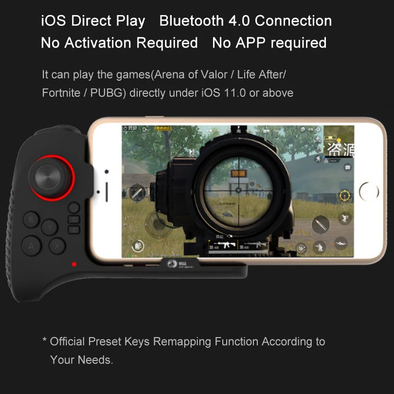 G5 односторонний беспроводной Bluetooth геймпад PUBG мобильный контроллер игровой джойстик триггер кнопка для IOS Iphone Планшет Ipad