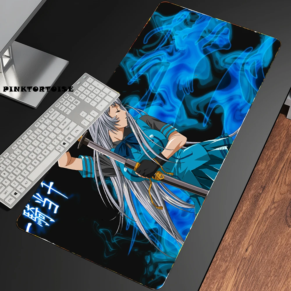 

PINKTORTOISE Anime Ikki Tousen Mouse Pad Office Desk Mat Genshin Impact Computer Loptop Large Rubber Anti-Slip Pad