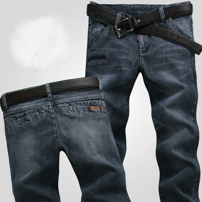 QMGOOD мужские джинсы бренда 2020 Модные Ретро дизайн Slim Fit для мужчин Бриджи