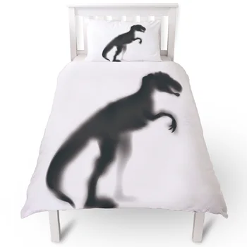 

Dinosaur Silhouette Duvet Cover Pillow Case Quilt Cover Set Bedclothes Single Bedding Sets For Bed