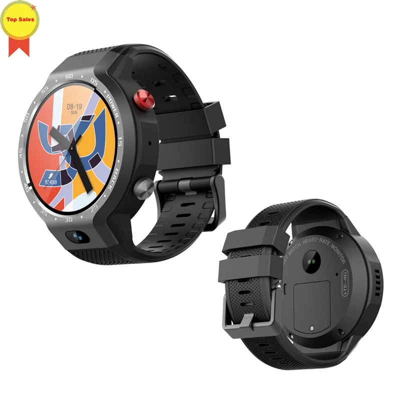New Smartwatch Android 7.1 5MP Dual System 4G Smart Watch Phone Front Camera 600Mah Support GPS WIFI Heart Rate monitor 4G watch