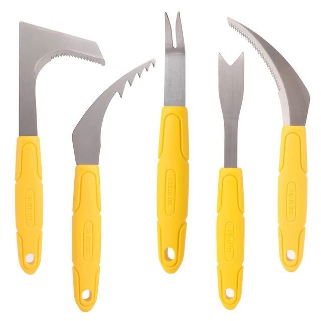 Pázsit Hordozható Gyökér Eltávolító Ásó Gyomnövény Puller Kertészkedés Kézi Gyepfaszos Machete Horog Repedés Gyomátültetési Palánták Szerszám