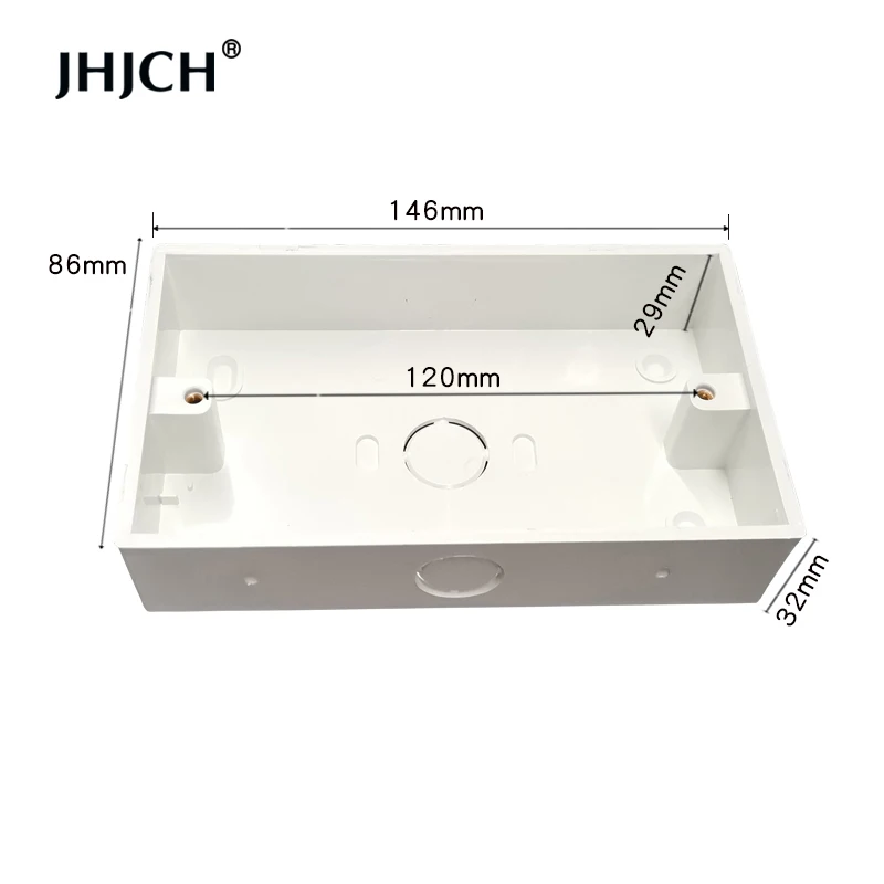 External Mounting Box JHJCH 146mm*86mm*32mm for 146*86mm Standard Switch and Socket Apply For Wall Surface external mounting box