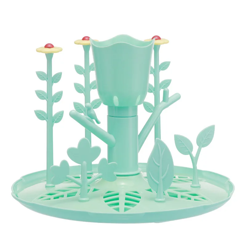 

Good German Meng Multi-functional Plastic Storage Infant Bottle Drying Rack Holder Portable Garden Bottle Drying Rack
