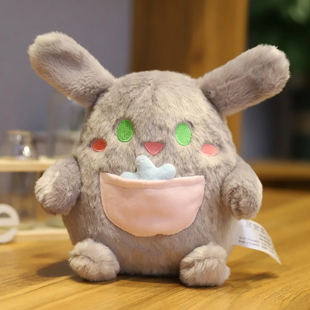grey rabbit Kawaii Мини-животные плюшевая игрушка милая кошка, кролик, панда, плюшевая кукла, мягкие плюшевые игрушки для детей, подарок на день рождения - Цвет: grey rabbit