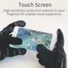 ROCKBROS Touch Screen Bike Gloves Winter Thermal Windproof Warm Full Finger Cycling Glove Anti-slip Bicycle Gloves For Men Women 2