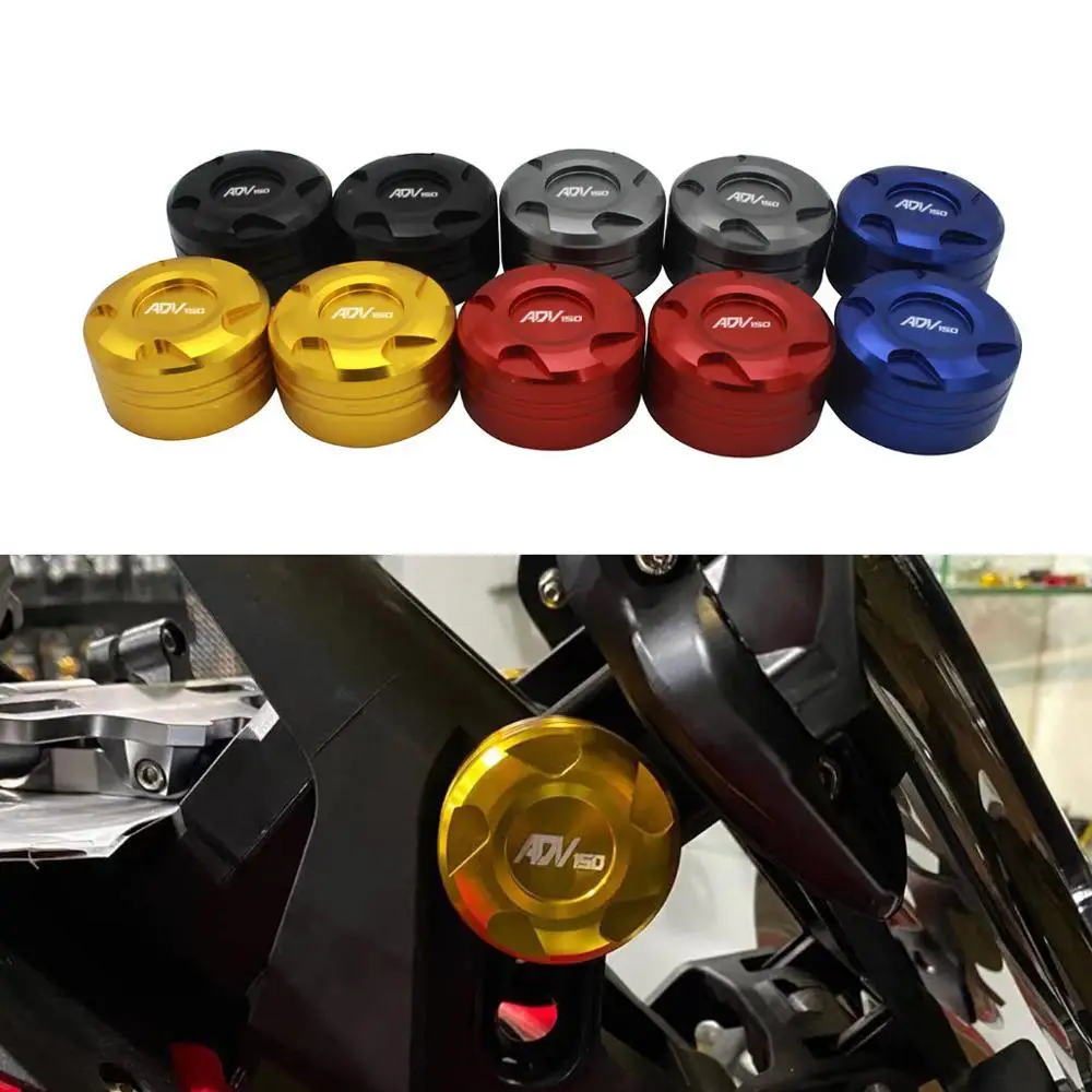 

SEMSPEED CNC New ADV150 Accessories 2PCS Windscreen Adapter Cover Decorative Height Side Adapter Cap Cover For ADV 150 2019-2020