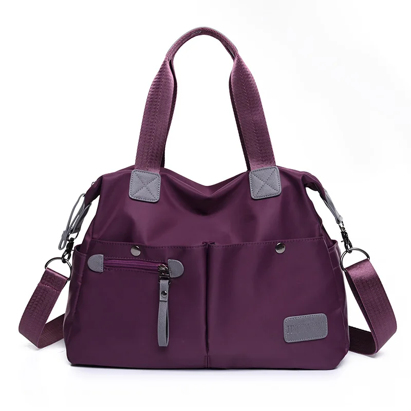 

Bag Women's 2018 Spring New Style WOMEN'S Fashion Handbag Korean-style Waterproof Nylon Canvas Bag Oblique Portable Shoulder Bag