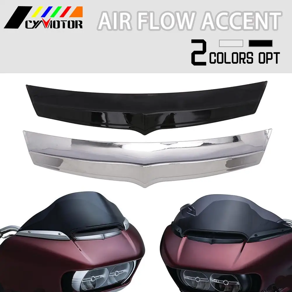 Motorcycle Fairing Air Vent Flow Batwing Trim Accent Cover For Harley Davidson Road Glides FLTRU FLTRUSE FLTRX Glide Custom | Автомобили и