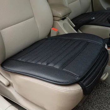 

PU Leather Car Front Seat Cover Four Seasons Anti Slip Mat Car Single Seat Cushion Cover Universal Auto Chair Pad Car Styling