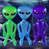 UFO ET PVC Alien Inflatable Doll Adult Child Toy Halloween Horror Christmas Birthday Party Novelty Treasures Outer Space Party 4