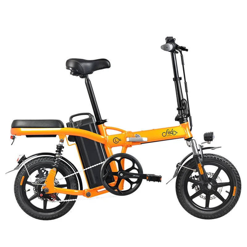 Fiido L2 Flagship Version 48V 350W 20Ah Folding Electric Bike 14 inch 25km/h Top Speed 3 Gear Power Boost Moped Electric Bicycle