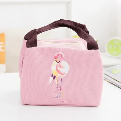 Pink Flamingo Термосумка для детского питания, молока, для пикника, для хранения бутылочек, изоляционные сумки, водонепроницаемая, Оксфорд, сумка для обеда, для младенцев, для детей, для еды, грелка, сумка для мамы - Цвет: Pink Flamingo