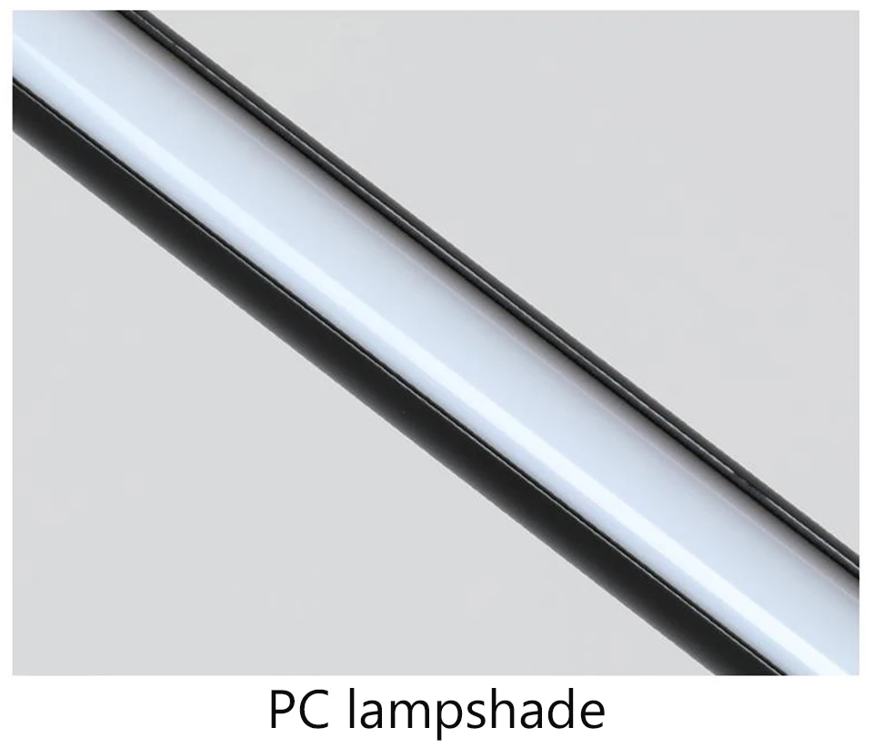Современный светодиодный подвес-полоска, освещение, затемняемый акриловый абажур, подвесные светильники, Ресторан, Бар, офис, домашний декор, светильники