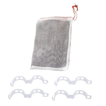 

100PCS Tomato Garden Plant Support Clips & 100Pcs Fruit Protection Bags