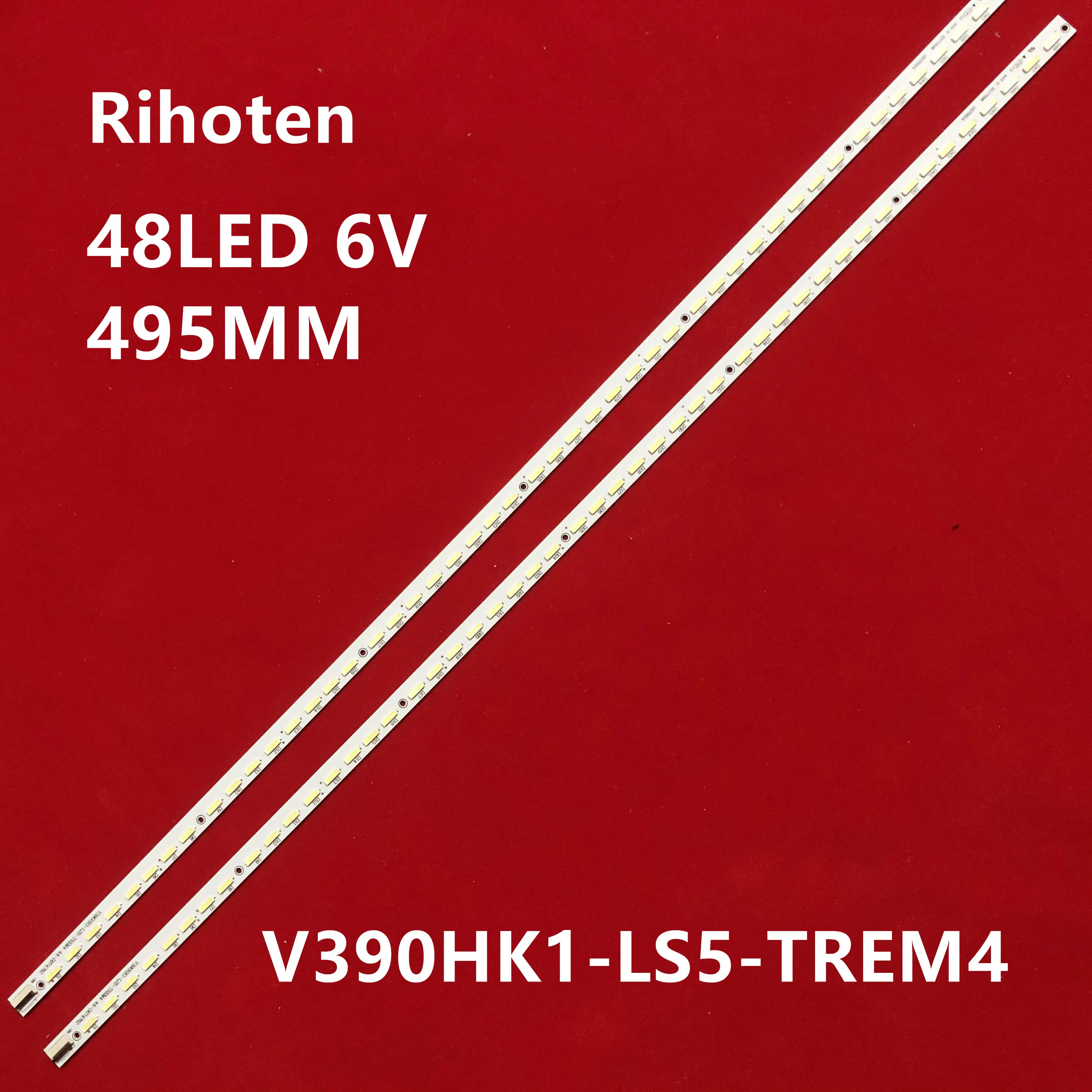 495 мм светодиодный фонарь с подсветкой 48 Светодиодный s для Hisense LE39A720 39K300J 4A-D074762