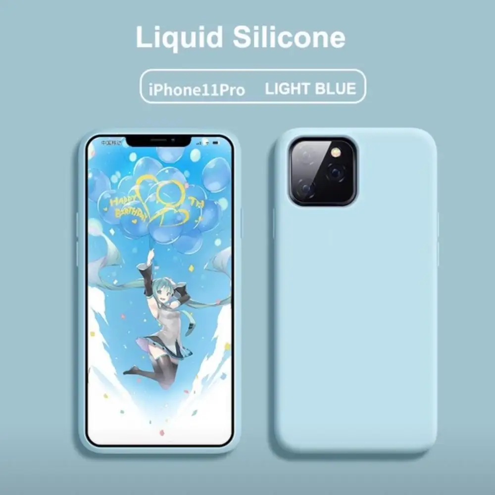 Роскошный чехол для телефона для iPhone 11Pro Max жидкий силиконовый чехол для iPhone X/Xr/XS Max/6 S/7/8 PLus анти-шок защитная оболочка - Цвет: 5