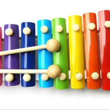 Деревянный тринадцать музыкальный инструмент для детей раннего возраста обучающая игрушка пианино детский ксилофон детская музыкальная обучающая игрушка