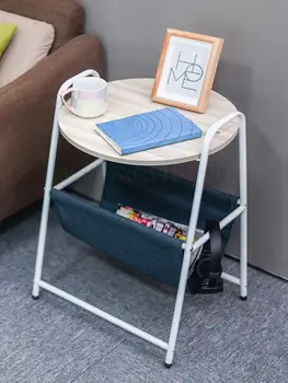 

Movable Modern Minimalist Small Apartment Coffee Table Simple Small Table Home Nordic Bedside Table Sofa Corner Table