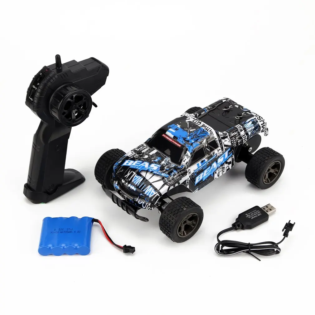

DEER MAN 1:18 Cross Country Vehicle 20KM/H 1/2 Batteries 500mAh Remote Control Model Off-Road Vehicle Toy 2.4GHz Climbing Car