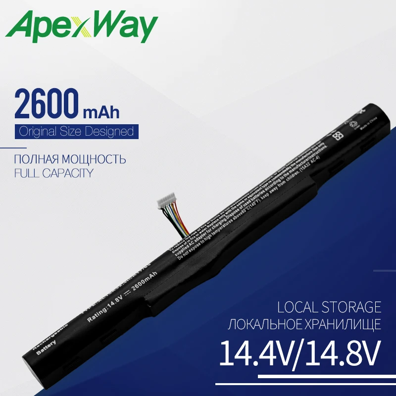 

Apexway 14.8V al15a32 Laptop Battery for Acer Aspire E5-522 E5-522G E5-532 E5-532T E5-573 KT.00403.025 KT.00403.034 KT.004B3.025