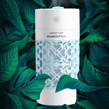 

3 in 1 Mini Air Humidifier 250Ml Car Aroma Diffuser USB Ultrasonic Humidifier with LED Lights USB Fan