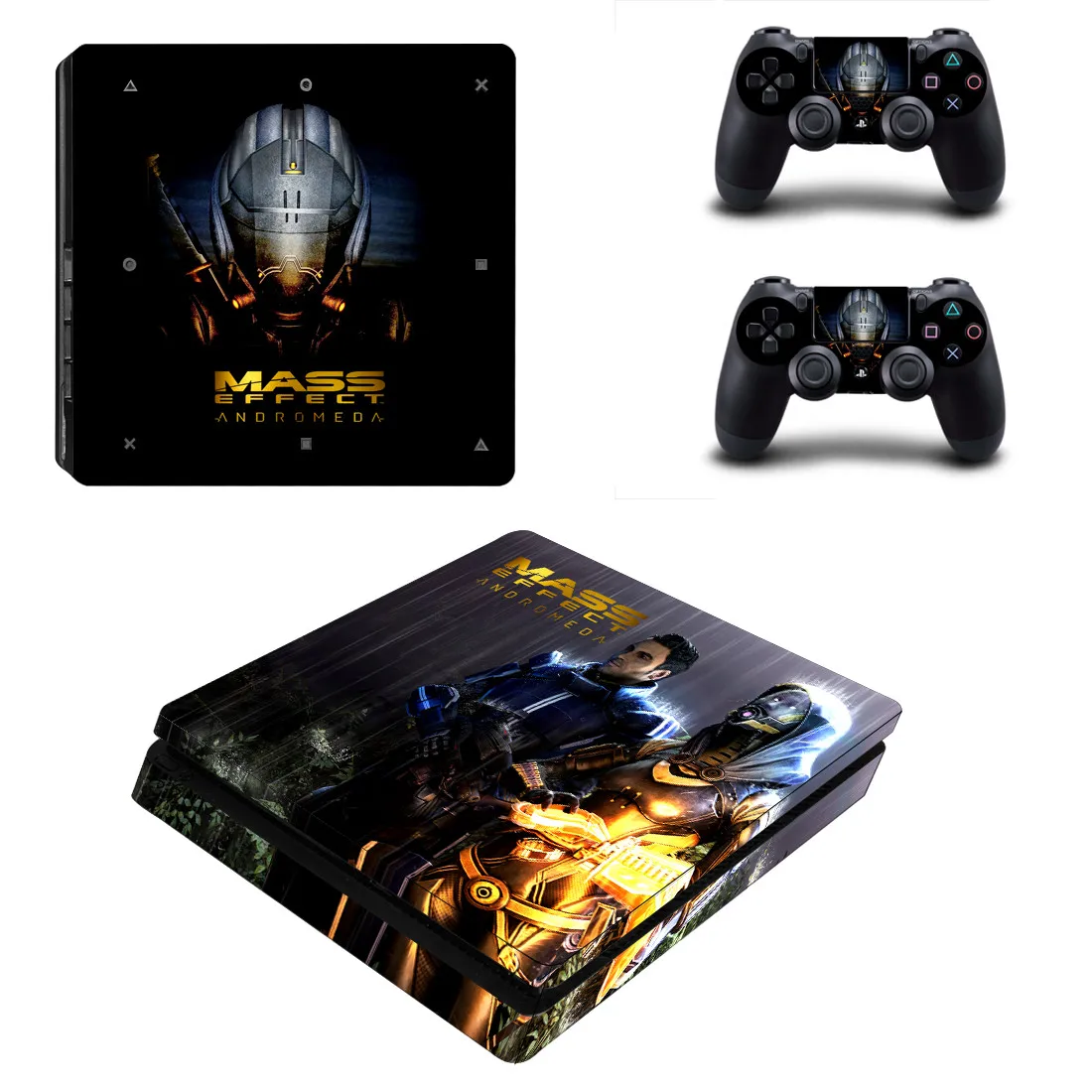 Mass Effect PS4 Slim sticker s PS 4 Play station 4 Slim Skin sticker Pegatinas для playstation 4 Slim консоли и контроллера