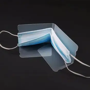 

Hot Sale Portable Mask storage clip foldable disposable mask storage bag Transparent dustproof pollution-free safe Mask Clip