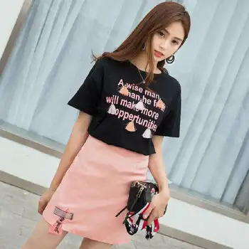 

2020 Summer beige Fashion T Shirt Women Woman Tshirt