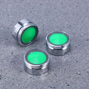 

3 Pcs Threaded Brass Aerator Faucet Bubbler Sprayer Water Saving Filter Female Thread Polished Chrome