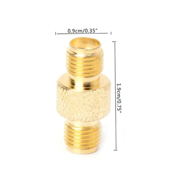

RF SMA Female to SMA Female High frequency Adapter Copper Coax Connector Coupler