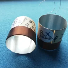 1 шт. ID: 27,4 мм 2F 4 Ом Рог звуковая катушка для старого telefunken Винтаж низкочастотный динамик с басами динамик белый алюминиевый