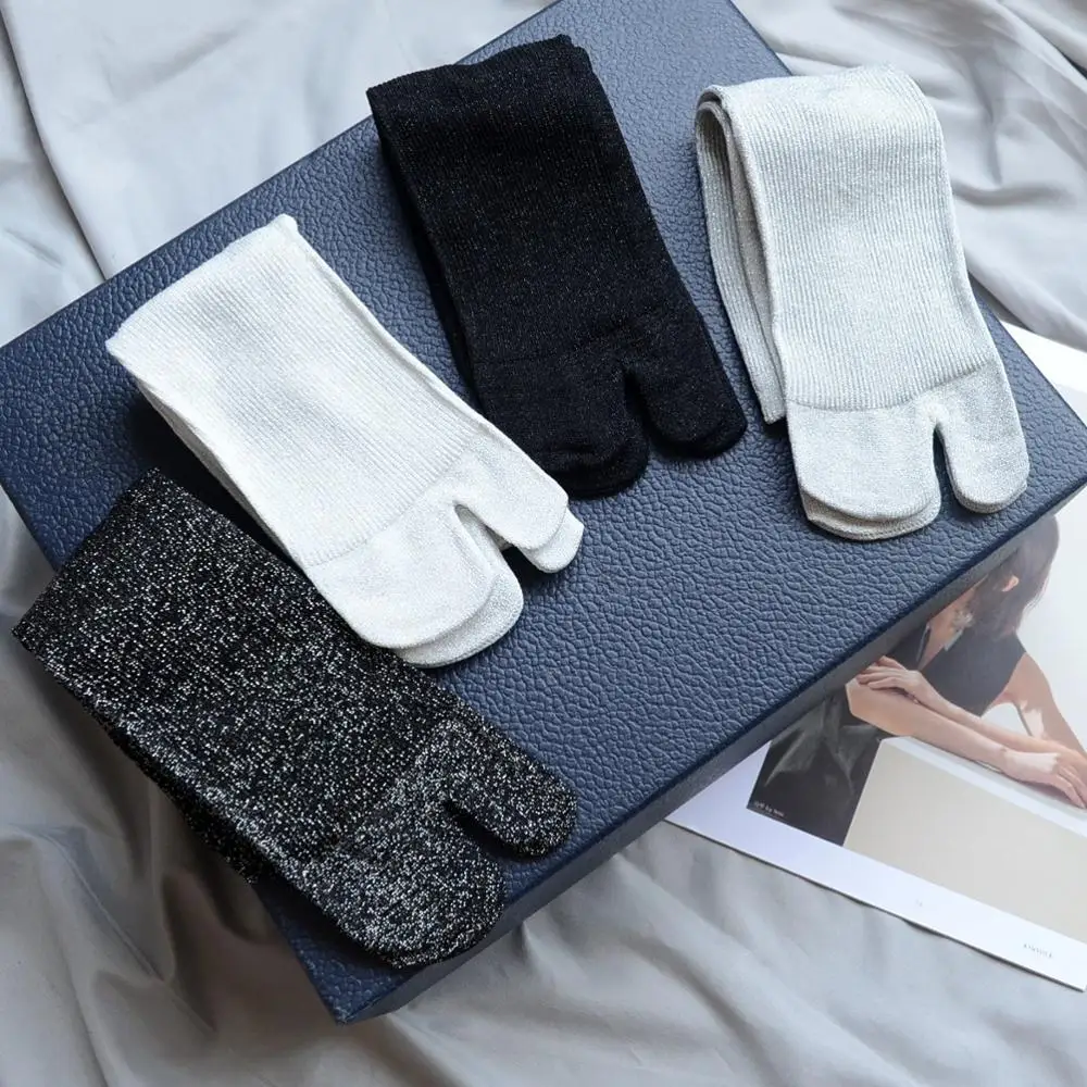 Блестящие женские носки из мерсеризованного хлопка Сезон весна лето Удобные