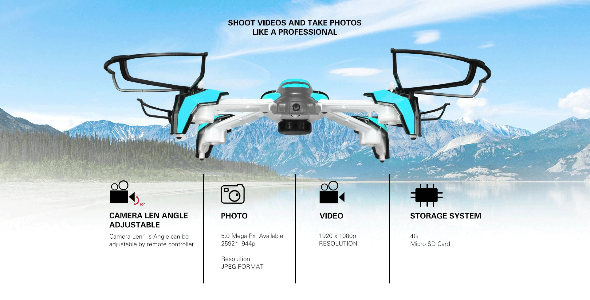 EBOYU(TM) Pantonma K80 RC Квадрокоптер 2,4 Ghz 6-aixs 4CH RC Дрон Wifi FPV RC Квадрокоптер вертолет RTF