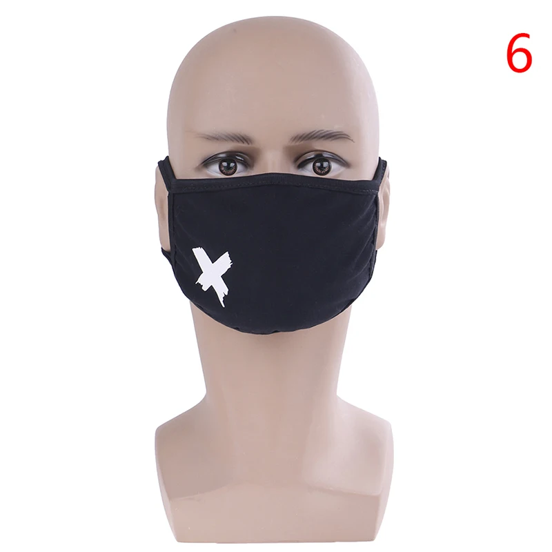 Hot Sale Black Cotton Bear Dustproof Mouth Face Mask Anime Cartoon Bear Women Men Sexy Party Mask Face Mouth Masks