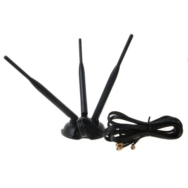

WiFi Antenna RP-SMA Dual Band 2.4GHz 5.8GHz Base for Wireless Cards Adapter