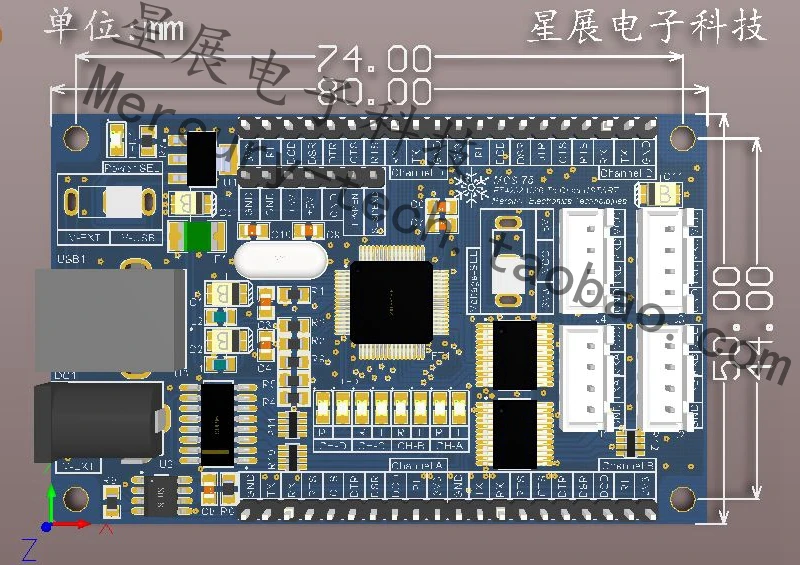 USB к 4-полосная ttl последовательного порта 5v3 образования легкой пены. 3 вусб для 4-полосная последовательный порт FT4232HL многоходовой последовательный порт