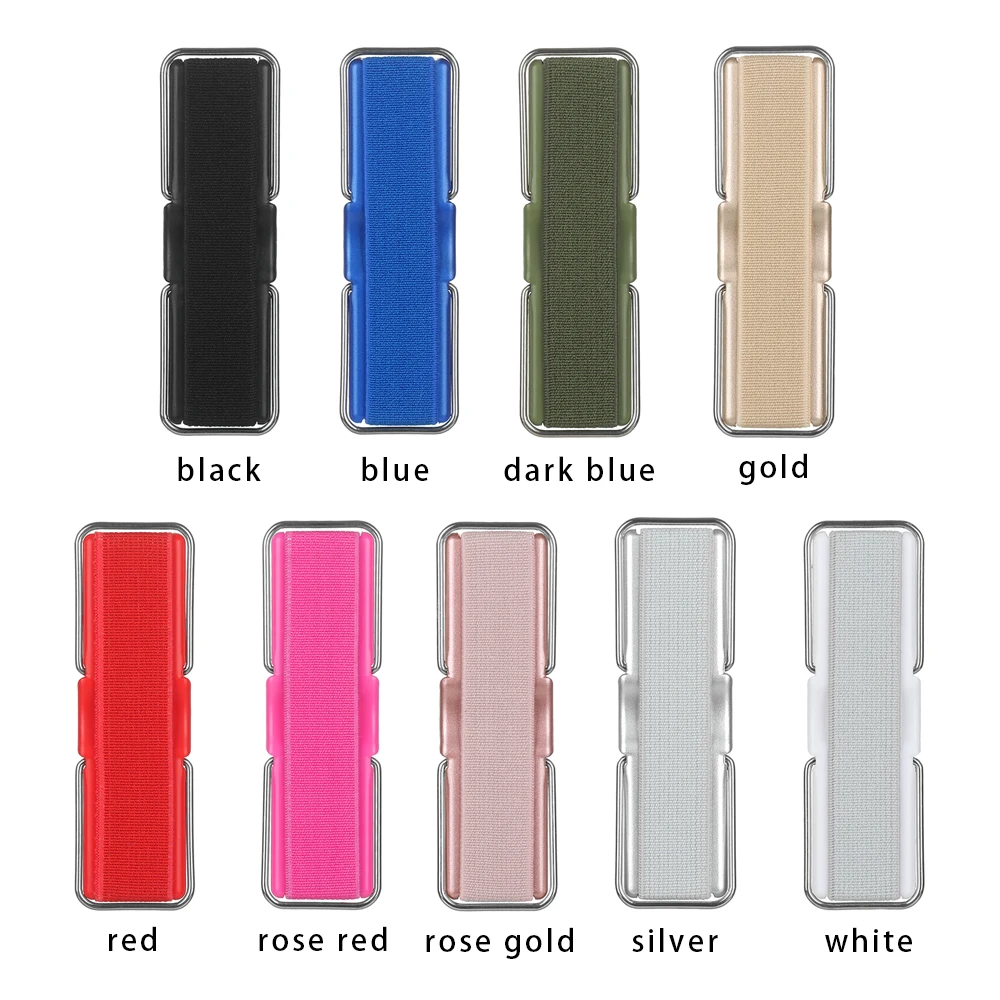 Universal Elastic Phone Grip Strap with Stand - Secure and Convenient Attachment