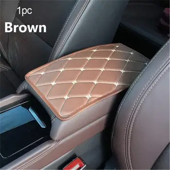 

Car Armrest Mat Interior Auto Armrests Storage Box Mats Universal Armrest Cushion Cover Pad Automobiles Protector Waterproof Pad